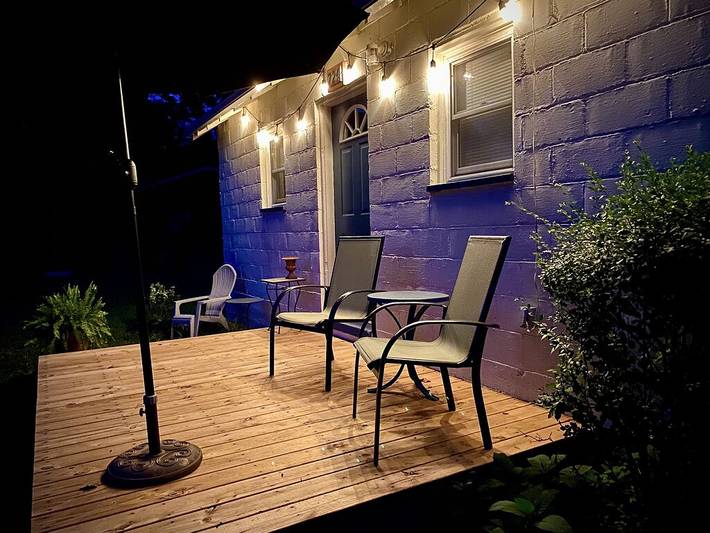 Log cabin for 4 people, with garden and terrace in Virginia