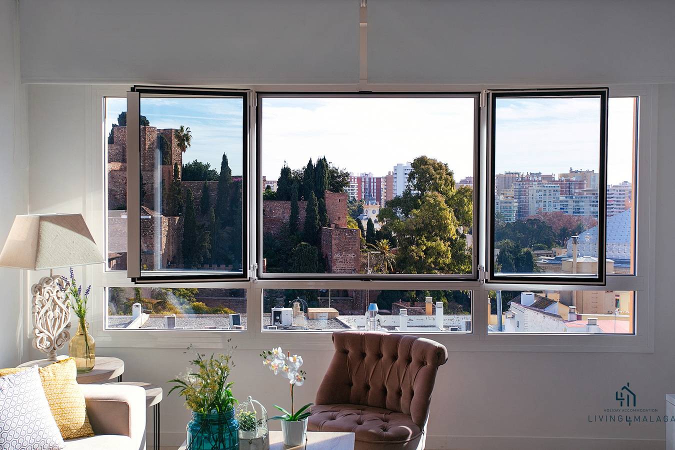 Appartement de vacances entier, Appartement de vacances pour 4 personnes avec vue sur l’océan in Malaga Centro Historico, Malaga
