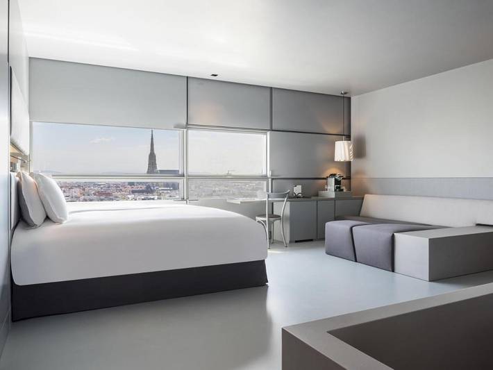 Hotel für 4 Personen, mit Whirlpool und Terrasse sowie Sauna und Ausblick in Wiener Prater