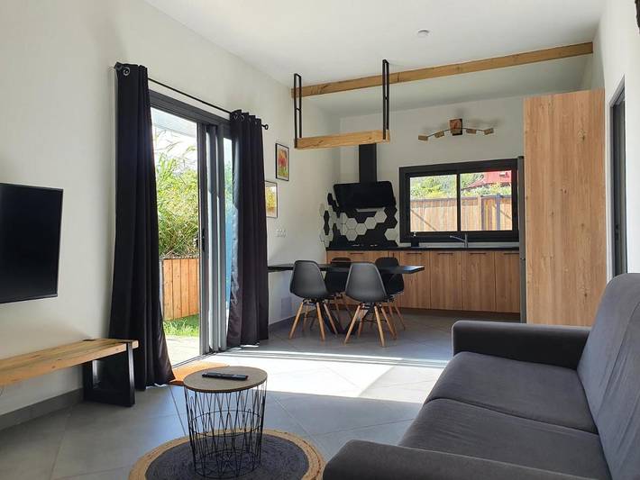 Maison de vacances pour 6 personnes, avec vue et jardin