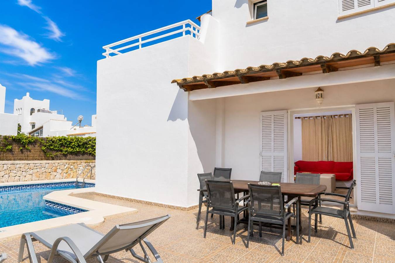 Villa Roca Nova in Cala Egos, Santanyí
