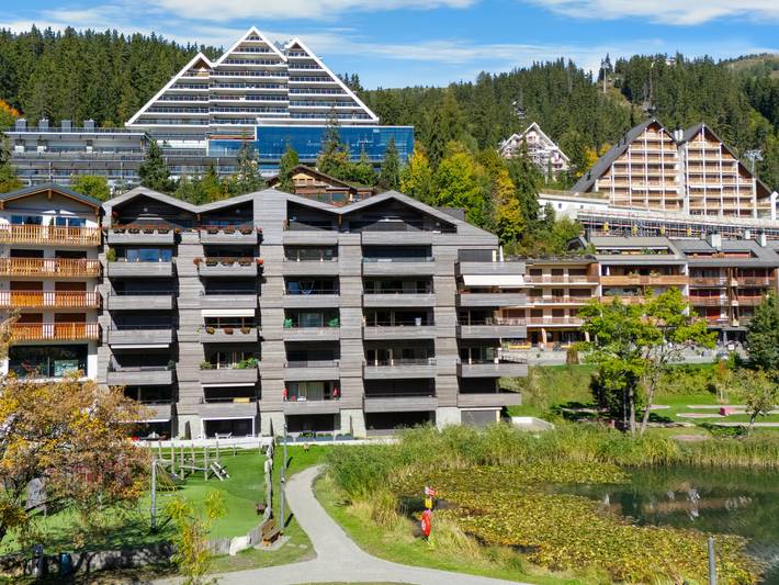 Vakantiewoning voor 4 personen, met uitzicht en terras in Crans-Montana