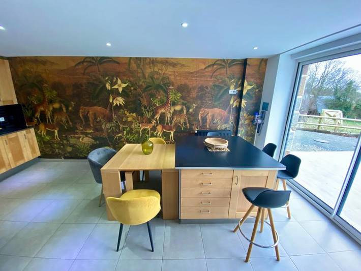 Location de vacances pour 20 personnes, avec jacuzzi et jardin à Le Luot