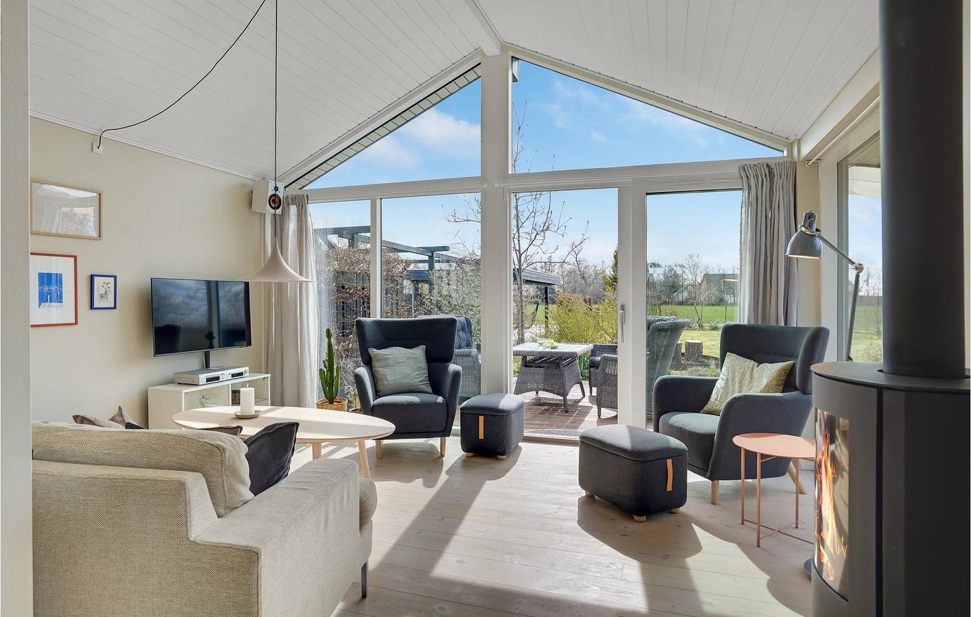 Ferienhaus für 4 Personen mit Terrasse in Strøby, Stevns und Umgebung