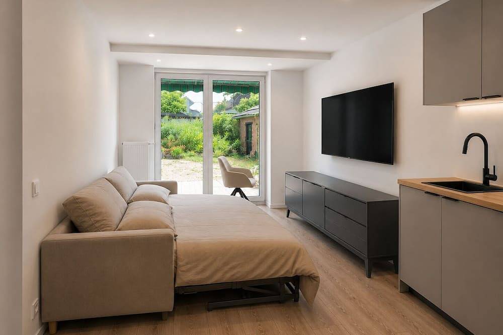 Ganze Wohnung, Modernes Apartment | Bis 5 Personen | Terasse & Küche & Wlan in Dormagen, Rhein-Kreis Neuss