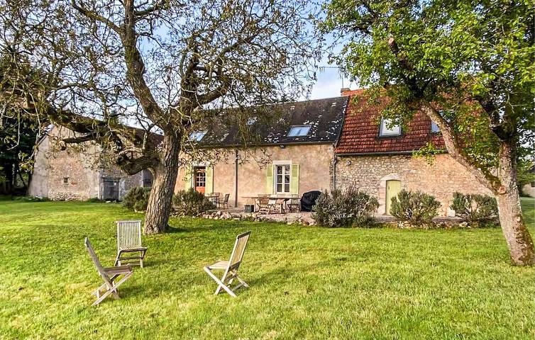Ferienhaus für 9 Personen mit Garten in Mérigny, Le Blanc und Umgebung