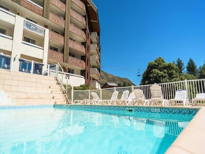 Gîte pour 6 personnes, avec Balcon ainsi que Piscine et Sauna à Huez - 4