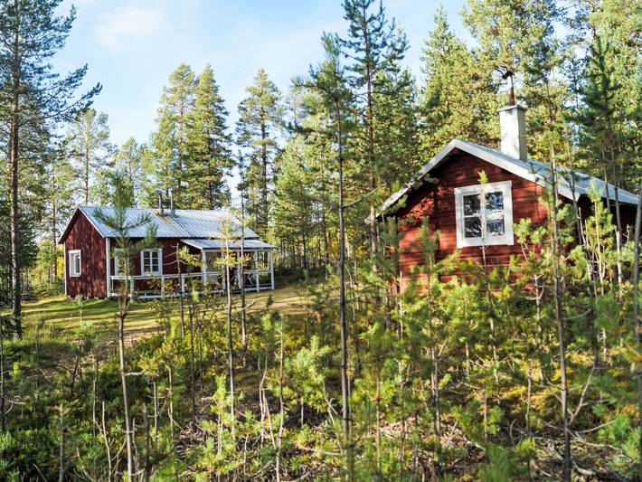 Ferienhaus für 6 Personen, mit Terrasse und Sauna in Lappland (Schweden) - 2