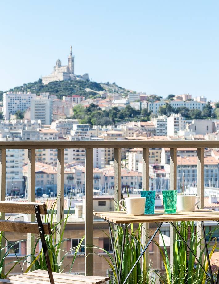 Gîte pour 2 personnes, avec terrasse et vue dans Le Vieux Port (Marseille) - 2