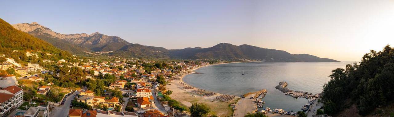 Ferienwohnung für 4 Personen, mit Pool und Ausblick sowie Garten, mit Haustier auf Thassos - 2
