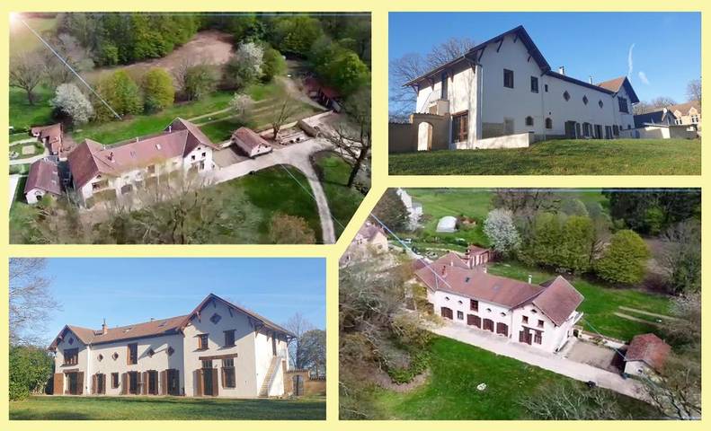 Gîte pour 6 personnes, avec Terrasse ainsi que Jardin et Vue dans Certines
