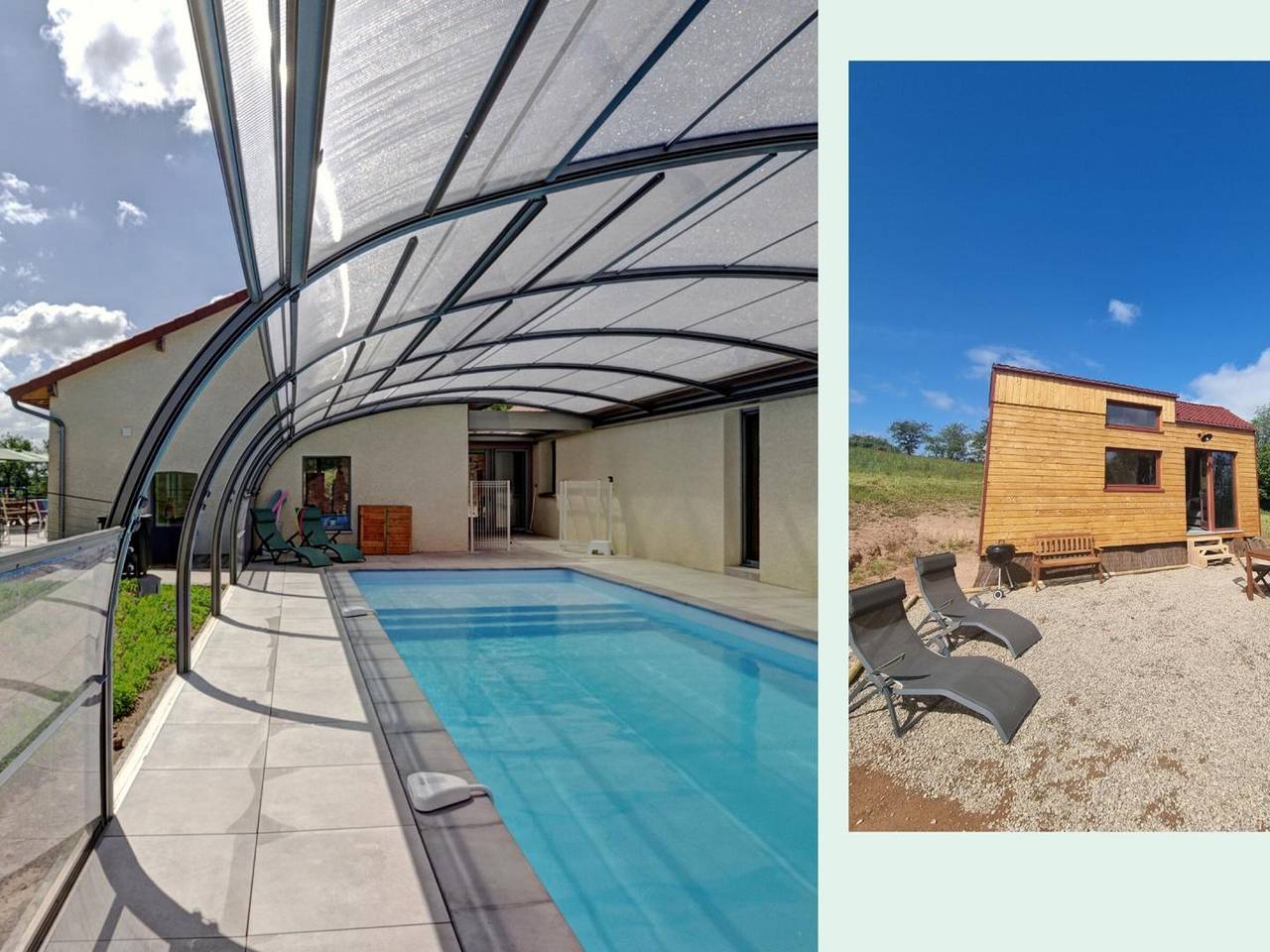 Renoviertes Haus, privater Pool - 18 Pers. in Sail-les-Bains, Roanne und Umgebung