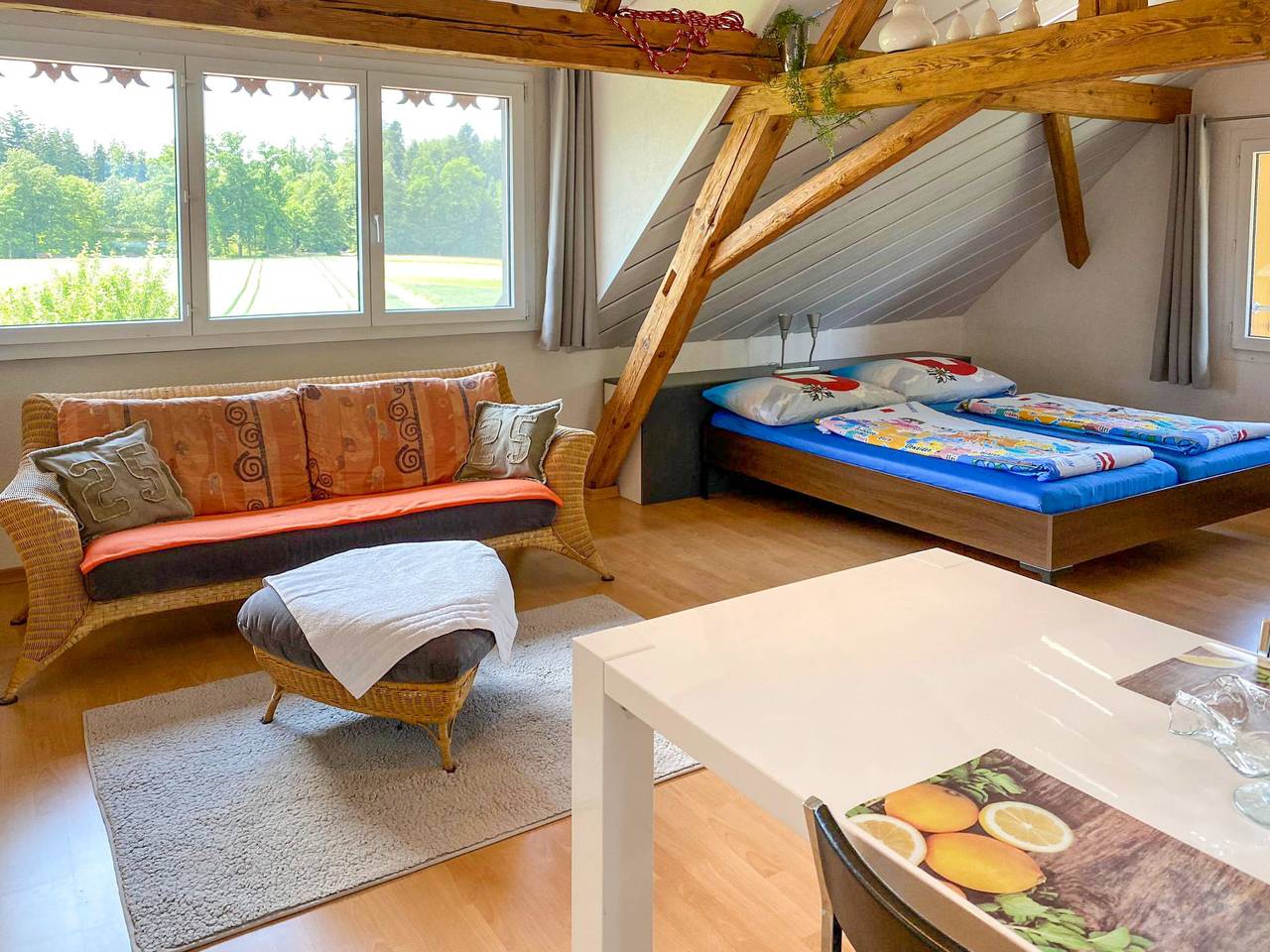 Ganze Wohnung, Arn's Dachstudio in Wangenried, Kanton Bern