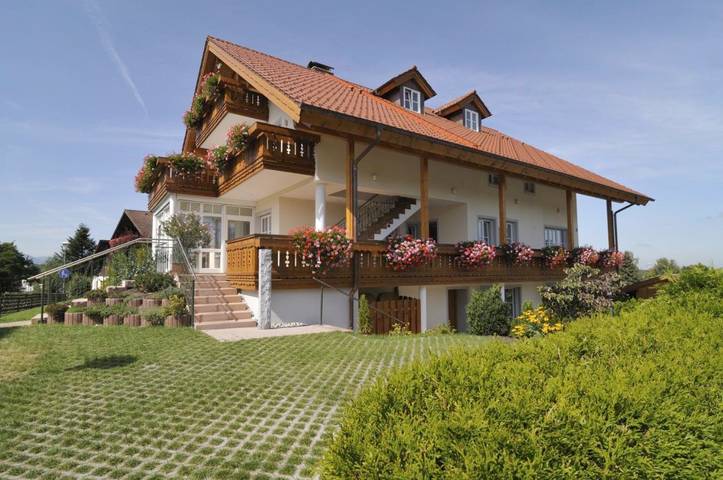 Hotel für 4 Personen, mit Balkon und Terrasse sowie Garten und Ausblick