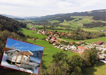 Bungalow für 2 Personen, mit Terrasse im Allgäu