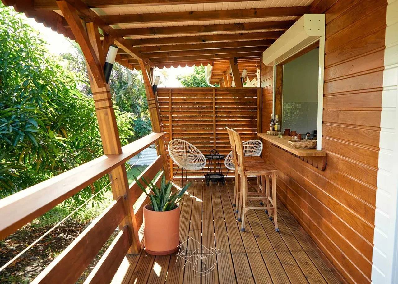 Entire apartment, Apartment with Garden in Le Moule, 55 m² in Le Moule, Guadeloupe (Caribbean)