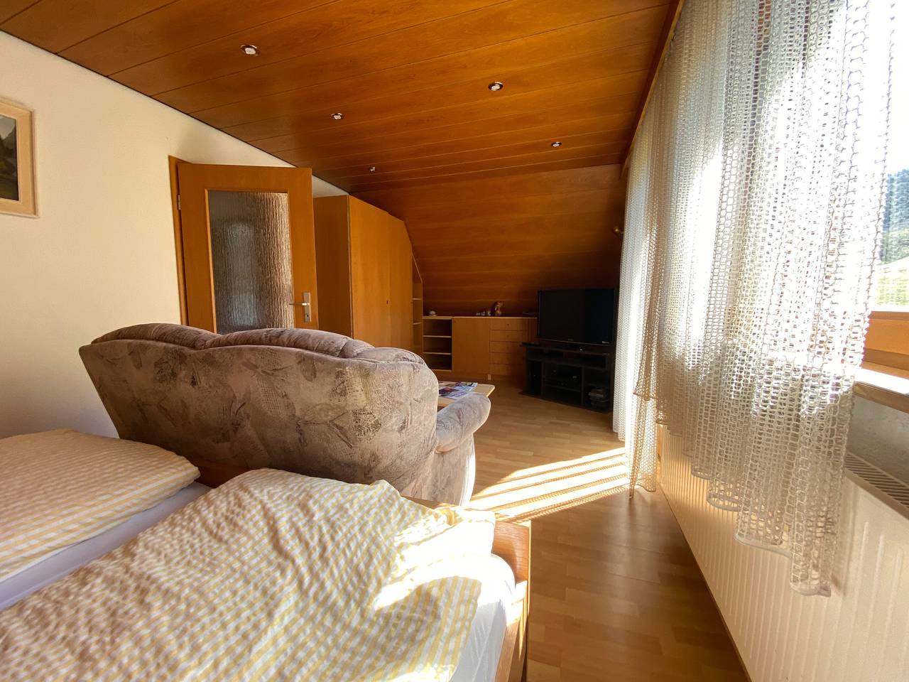 Ganze Wohnung, Ferienwohnung '1' mit Bergblick, Gemeinschaftsgarten und Wlan in Bad Rippoldsau-Schapbach, Mittlerer Schwarzwald