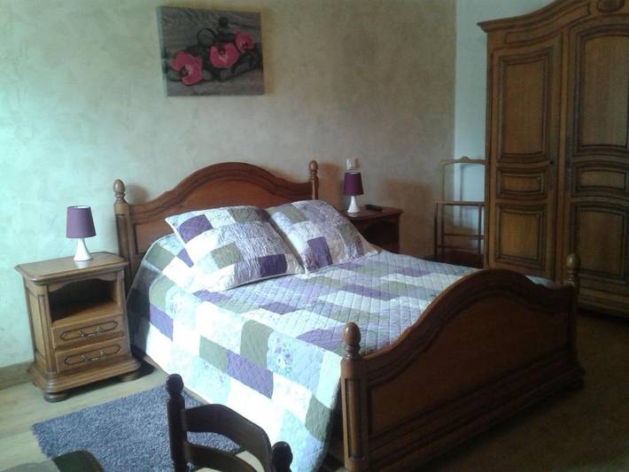 Chambre d’hôte pour 3 personnes, avec jardin, animaux acceptés