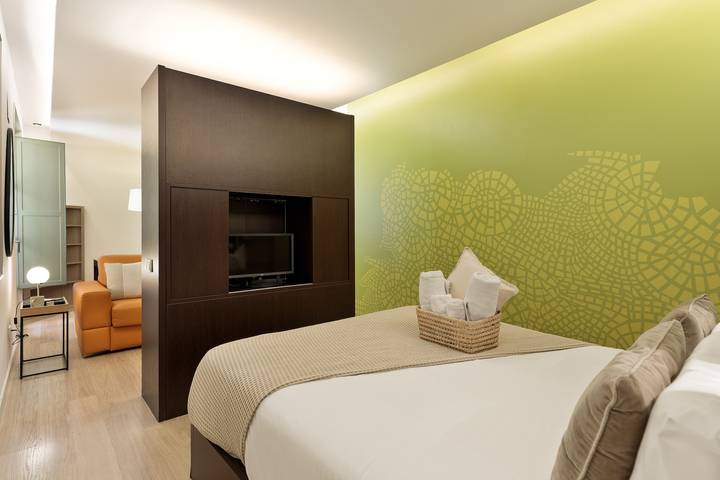 Studio for 3 personer, med balkon i Barcelona