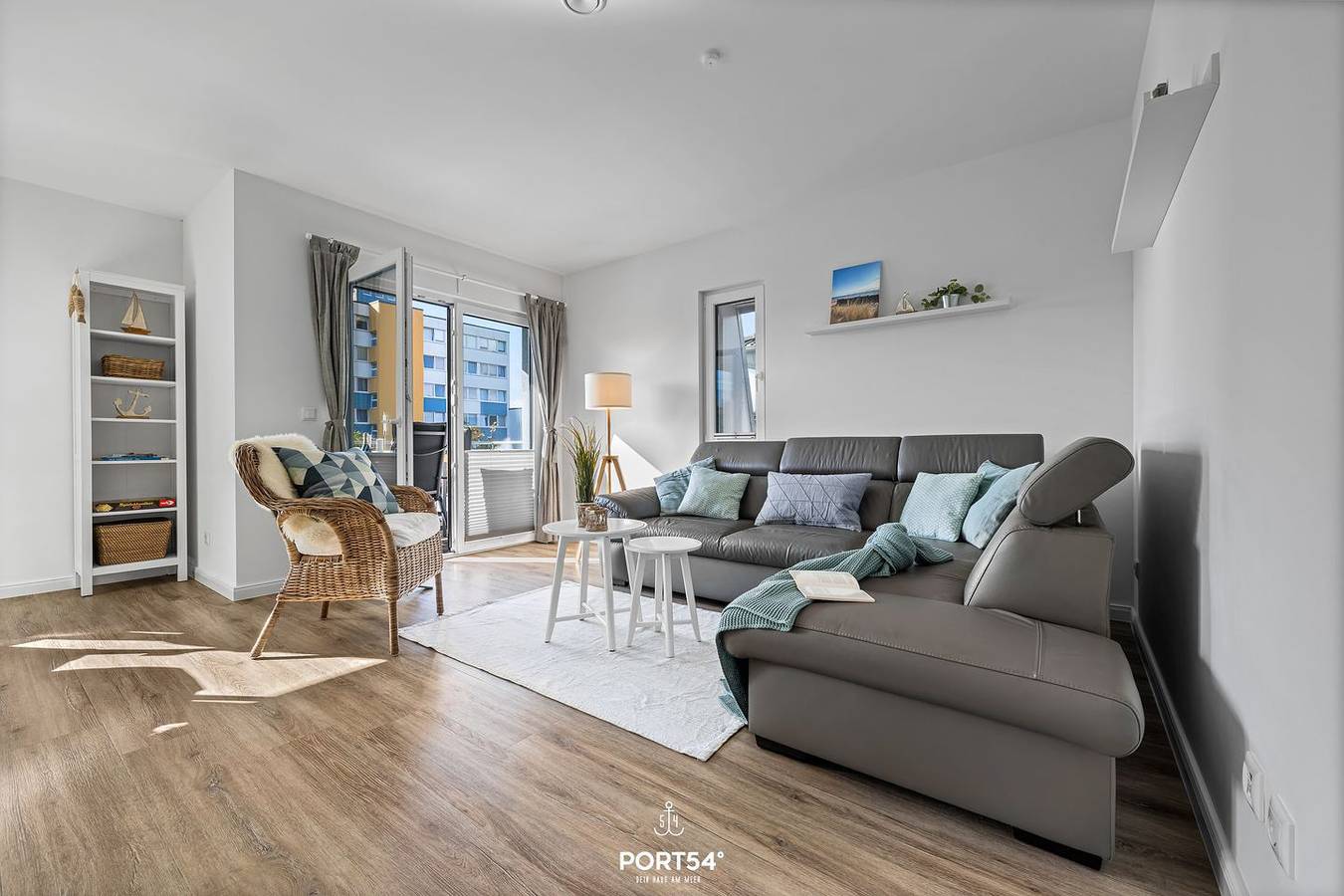 Apartamento entero, Küstenglück - Duschbad, überdachter Balkon, Gartenmöbel, Tv, Waschmaschine in Ostseebad Damp, Damp