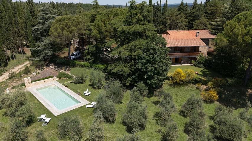 Villa für 6 Personen mit Seeblick in Castellina in Chianti, Chianti