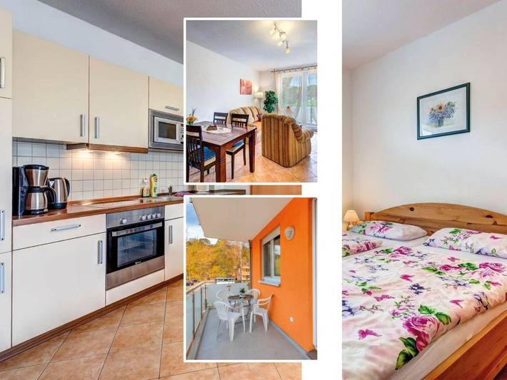 Ferienwohnung für 4 Personen, mit Balkon, kinderfreundlich in Ückeritz