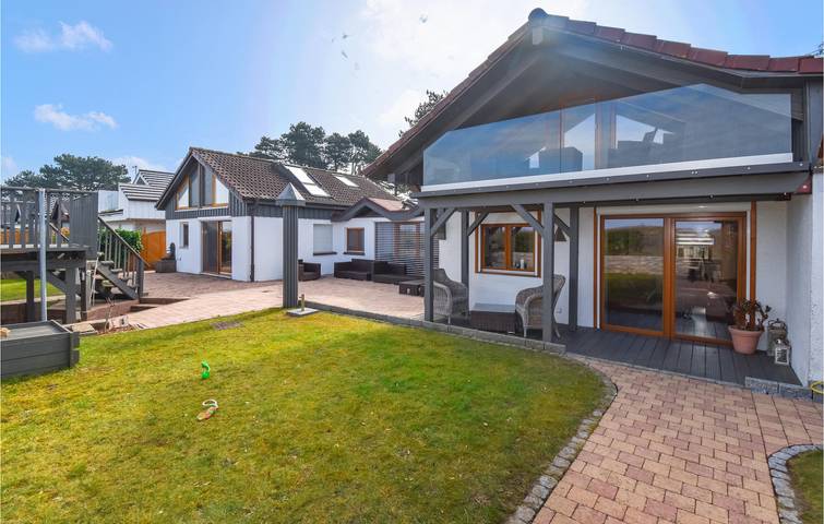 Ferienhaus mit Meerblick für 6 Personen, mit Terrasse und Garten, kinderfreundlich in Travemünde