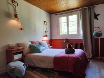 Chambre d’hôte pour 2 personnes, avec terrasse ainsi que jardin et vue à Changé