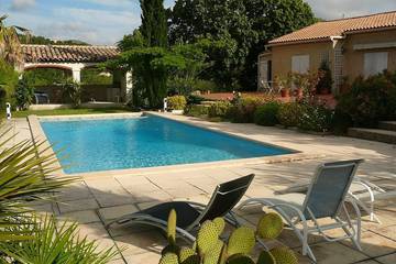 Chambre d’hôte pour 4 personnes, avec jardin et piscine à Roquevaire