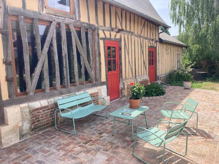 Chambre d’hôte pour 2 personnes, avec Terrasse ainsi que Jardin et Vue