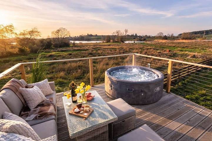 Chalet für 2 Personen, mit Whirlpool und Balkon - 1