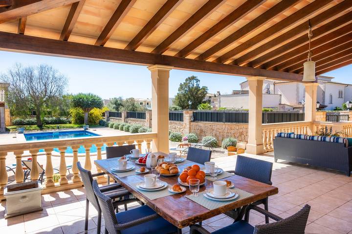 Location de vacances pour 8 personnes, avec jardin à Cala Santanyí - 4