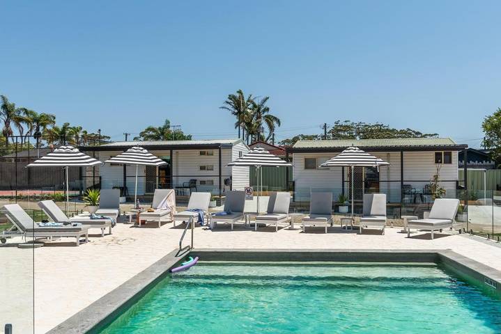 Camping für 5 Personen, mit Pool und Garten, mit Haustier in New South Wales