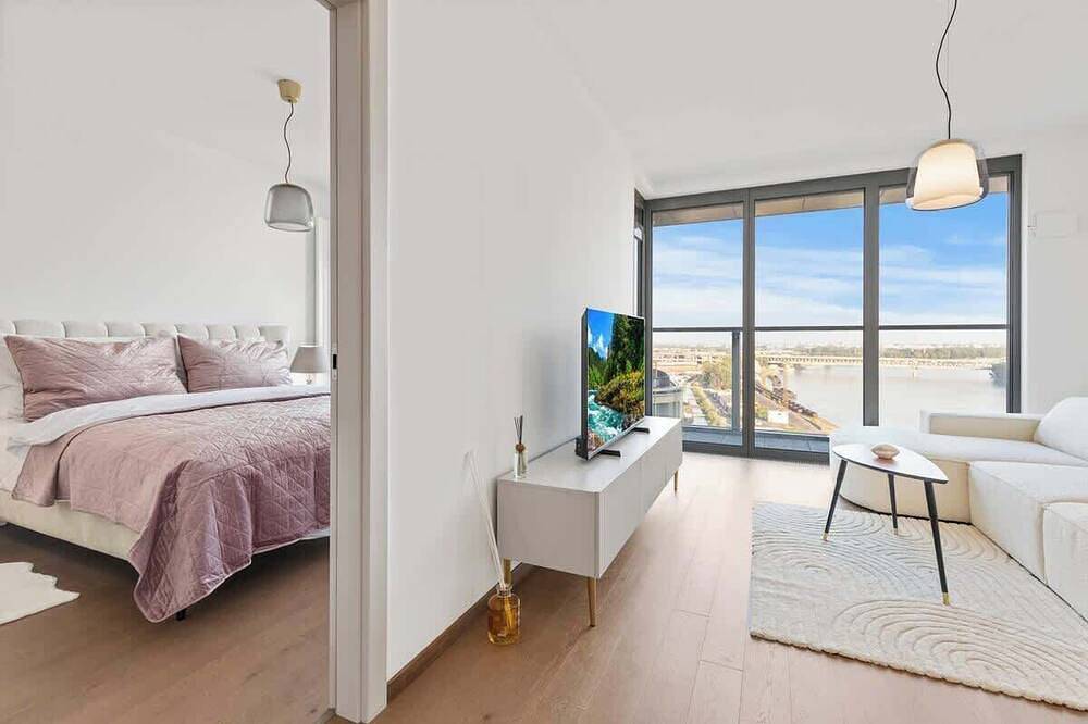 Entire apartment, Eurovea Tower Apt 1 Danube View in Bratislava, Bratislava region