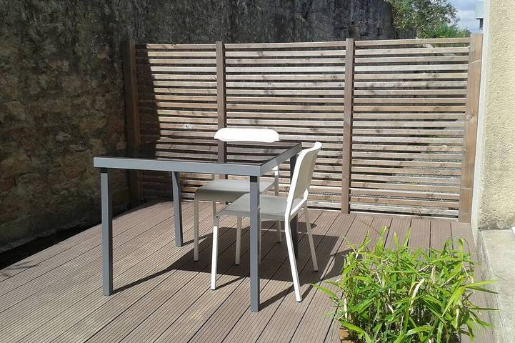 Appartement de vacances pour 4 personnes, avec terrasse et jardin