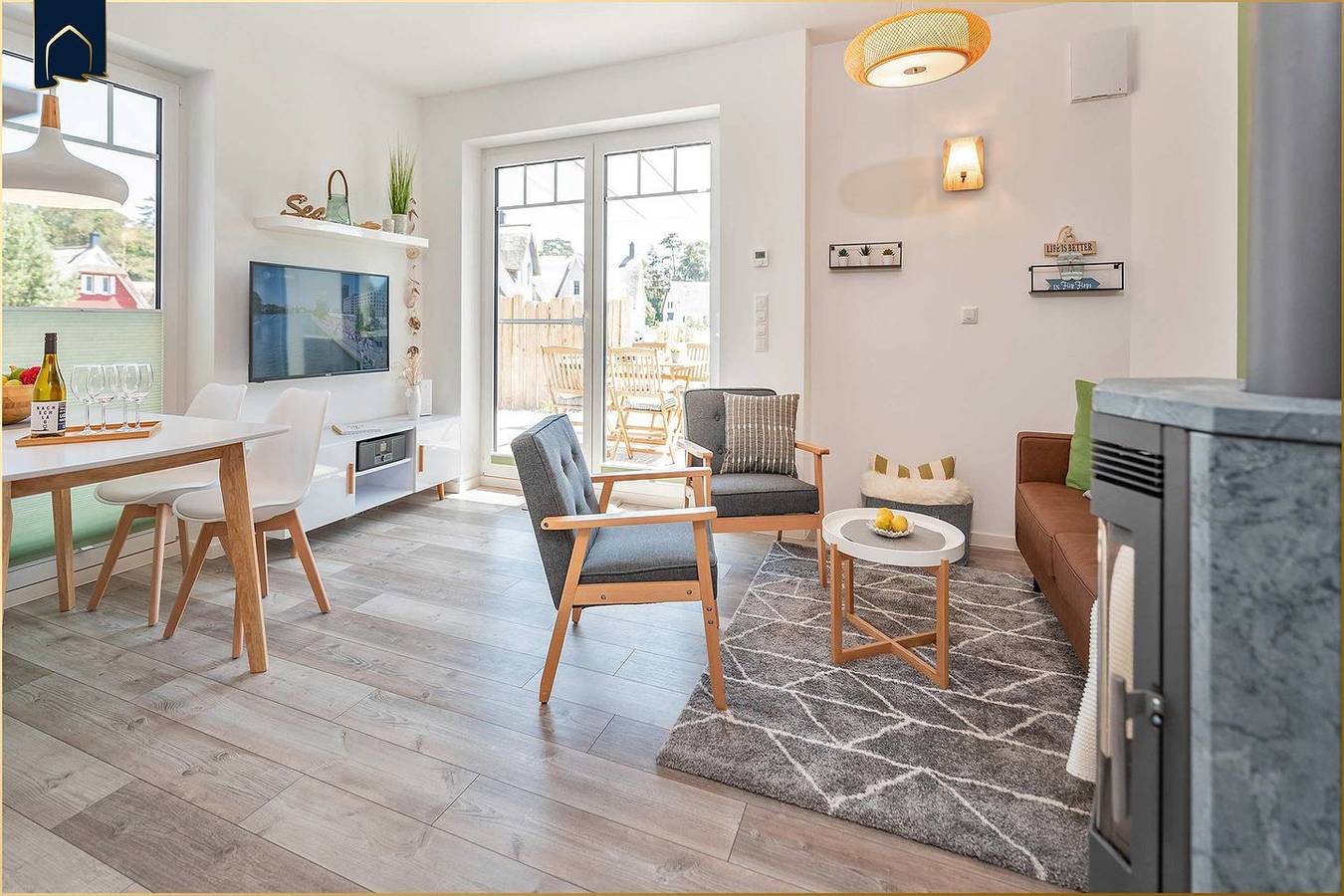 Luxuriöses Ferienhaus mit Garten & Infrarotkabine in ruhiger Dorflage in Zirchow, Usedom