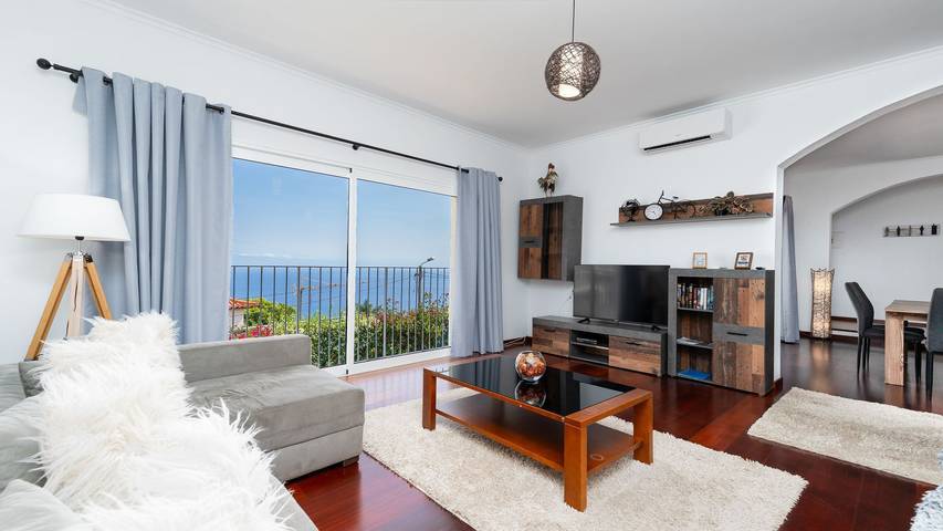 Ferienhaus für 7 Personen mit Meerblick in Estreito da Calheta, Madeira