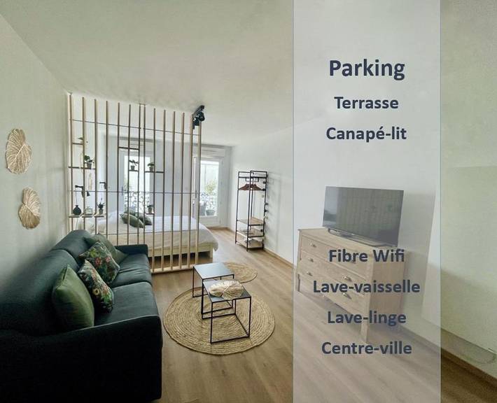 Appartement de vacances pour 4 personnes, avec balcon et vue