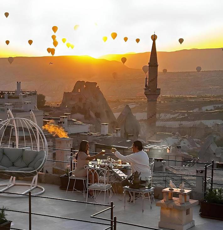 Hôtel pour 2 personnes, avec jardin et jacuzzi dans Uçhisar - 4