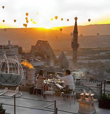 Hôtel pour 2 personnes, avec jacuzzi et jardin dans Uçhisar