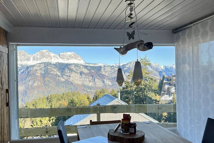 Ganze Ferienwohnung, Chalet Windegg (Charmingstay) - 2.5 Zimmerwohnung Eg in Flumserberg, Flums