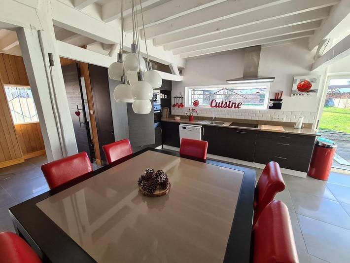 Location de vacances pour 7 personnes, avec terrasse et jacuzzi, animaux acceptés à La Ferté-Saint-Aubin - 3