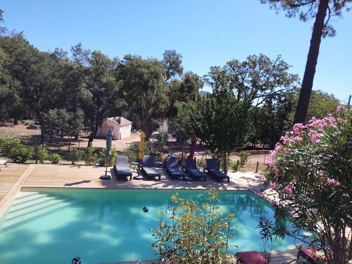 Agritourisme pour 2 personnes, avec Terrasse ainsi que Jardin et Piscine en Corse-du-Sud