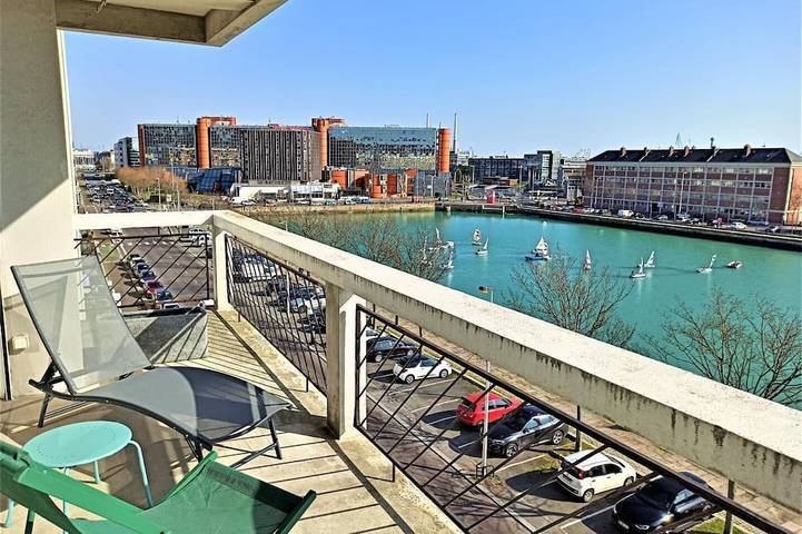 Gîte pour 4 personnes, avec balcon à Le Havre