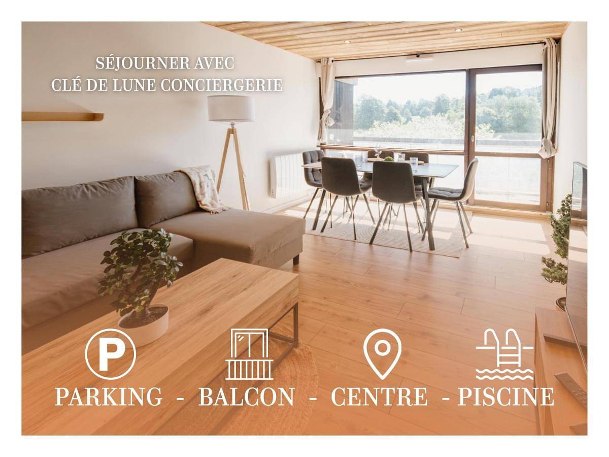 Appartement entier, Le Nid Cozy - Appart avec Piscine, Terrain de Tenis et Balcon in Mouthe-Lac et Mont d’Or, Jura Francais