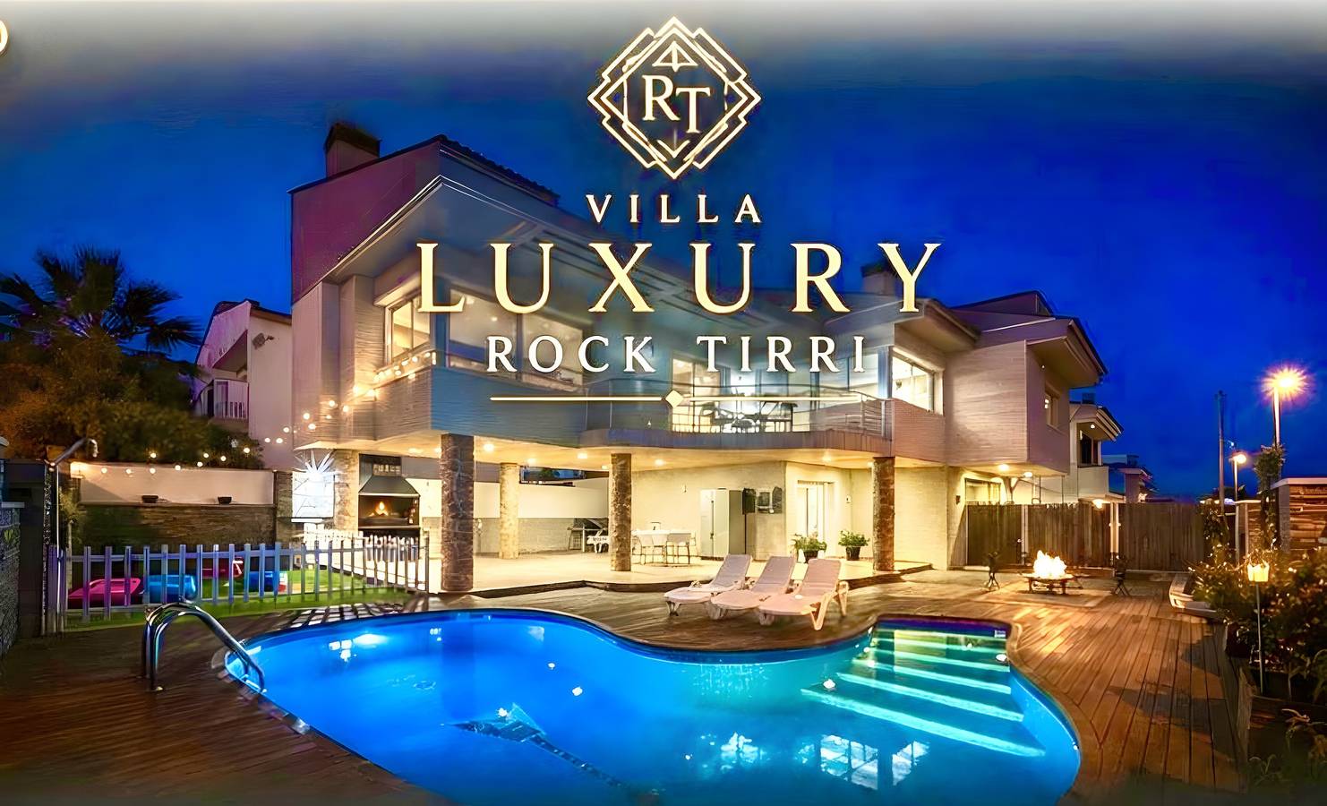 Villa "Luxury Rock Tirri" met privézwembad, overdekt terras en wifi in Reus, Baix Camp