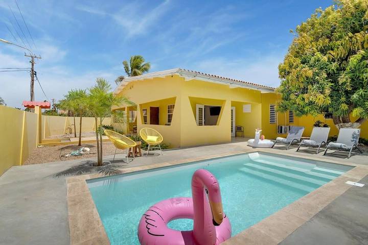 Vakantiehuis voor 10 personen, met zwembad en terras op Bonaire