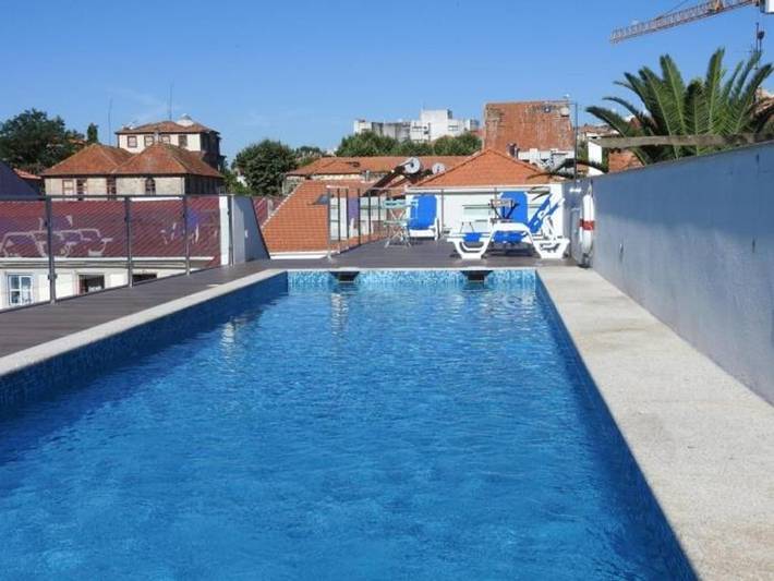 Apartamento estúdio para 3 pessoas, com Terraço e Piscina no Porto