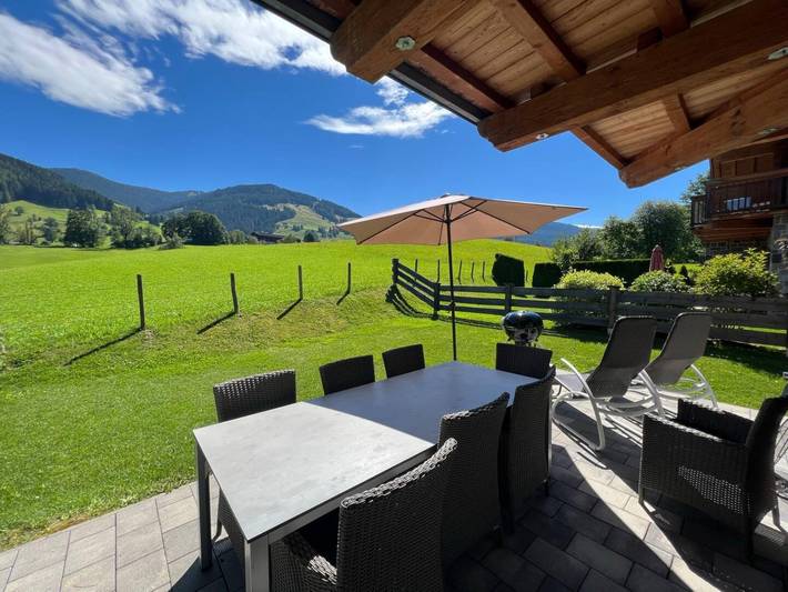 Appartement voor 8 personen, met tuin en sauna in Leogang