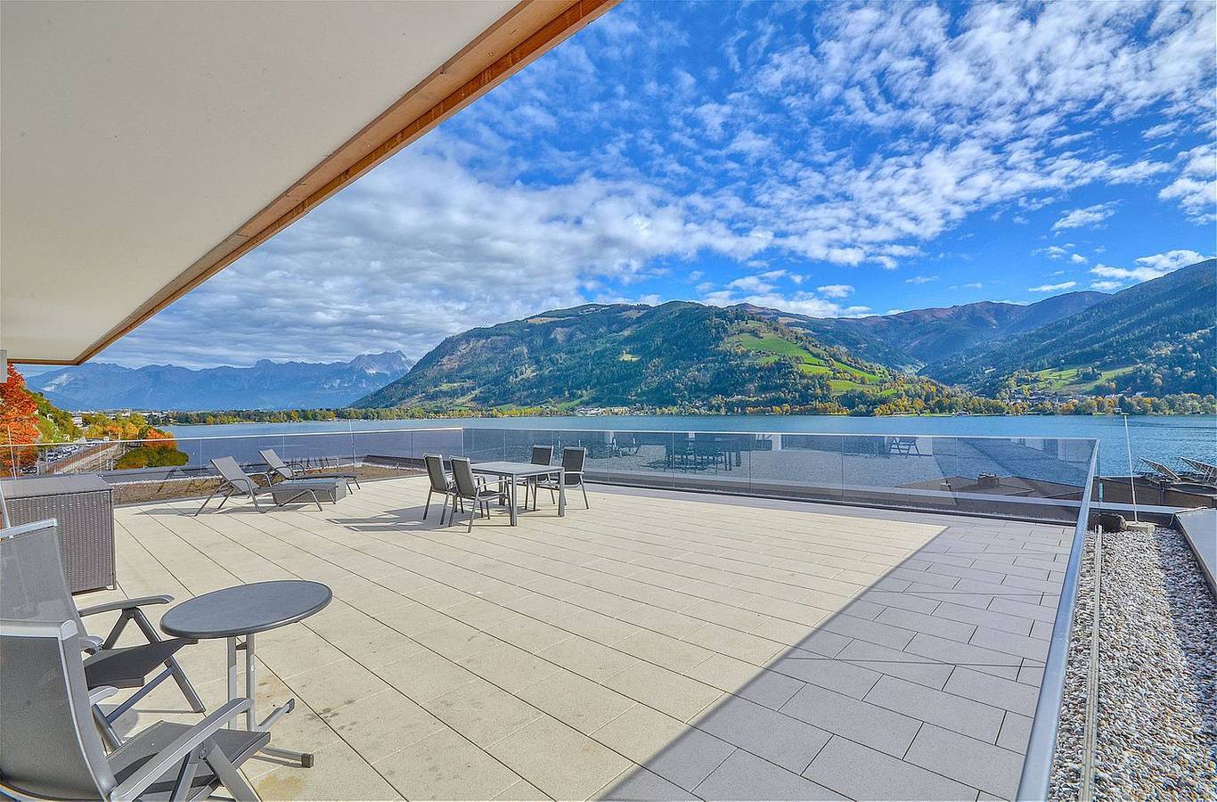 Ganze Wohnung, Panoramaaussicht von der 122 qm Dachterrasse - erstklassige Lage in Zell am See in Zell am See (Stadt), Zell am See